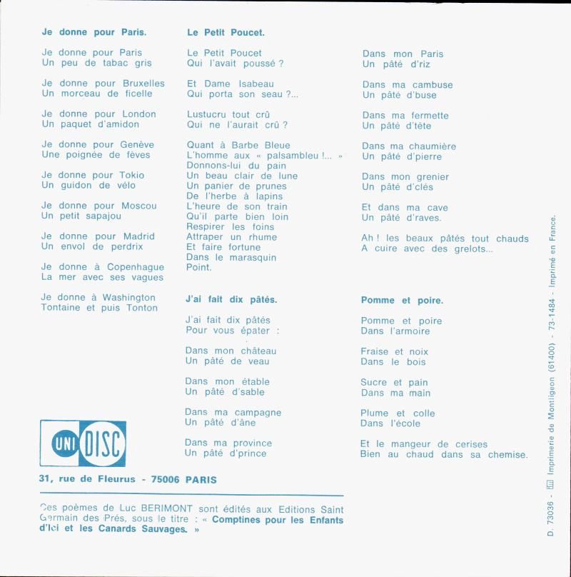 45T EP Jacques Douai - Comptines de Luc Berimont - vers 1973 -6.jpg