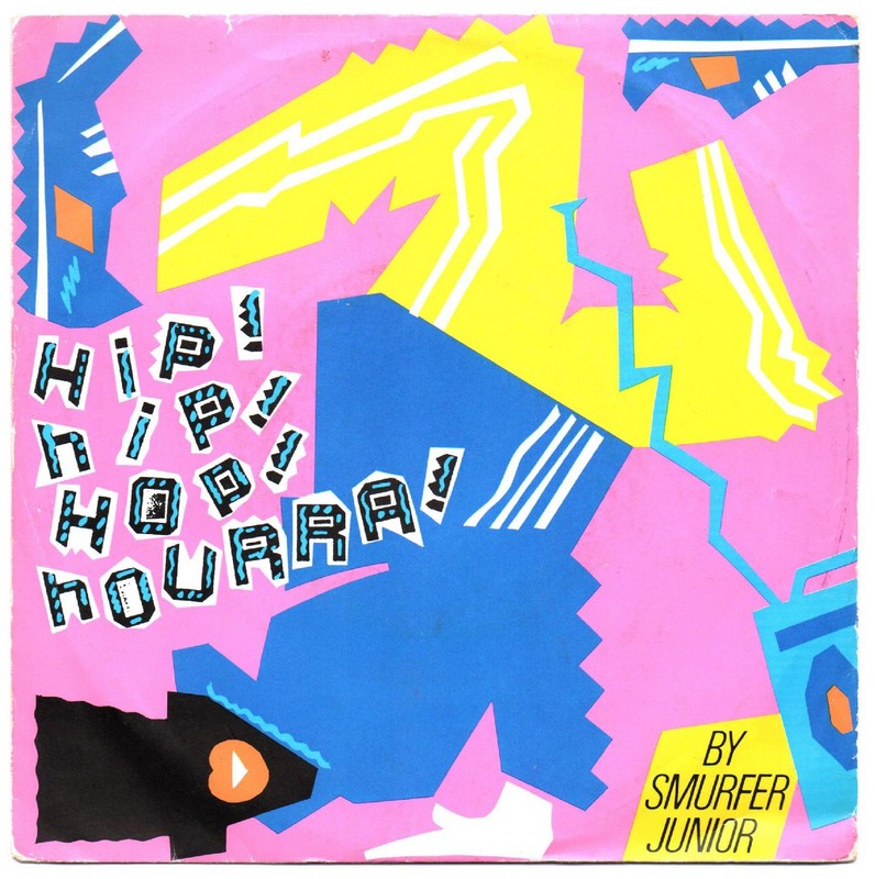 SMURFER JUNIOR. Hip! Hip! Hop! Hourra! 45T pub PANTASHOP. 1984.   (R1).jpg