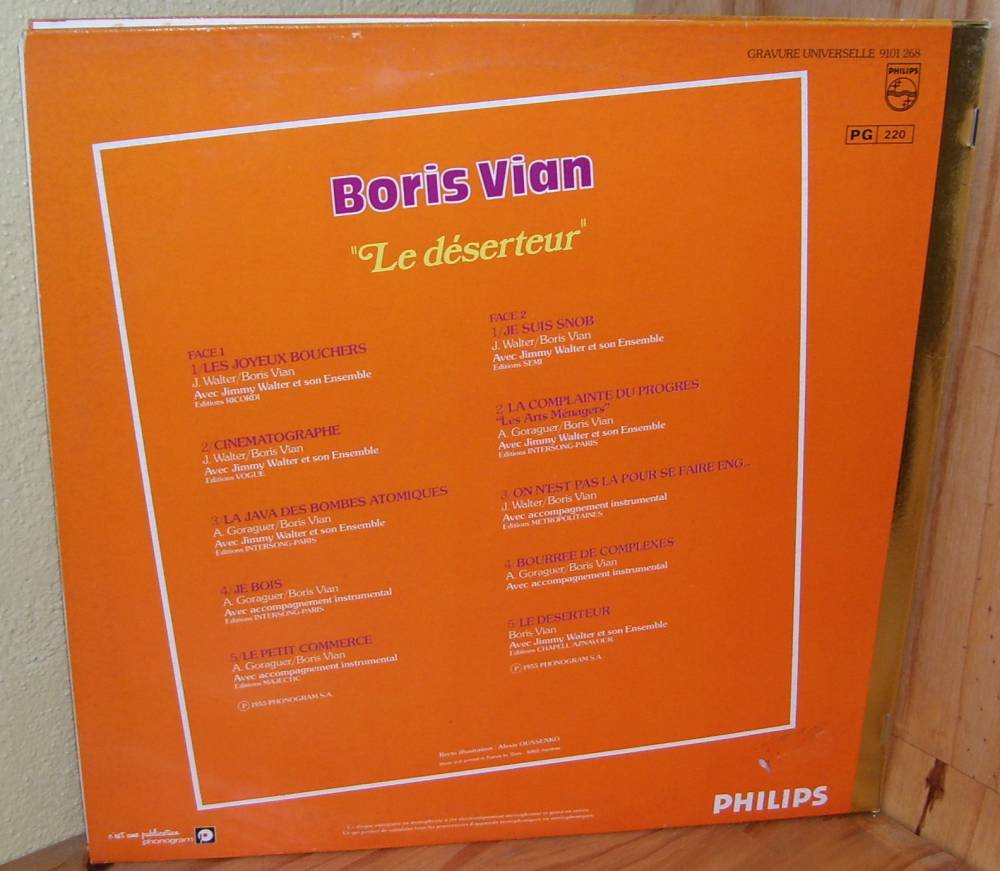 33T Boris Vian - Le deserteur - 1979 -5.jpg