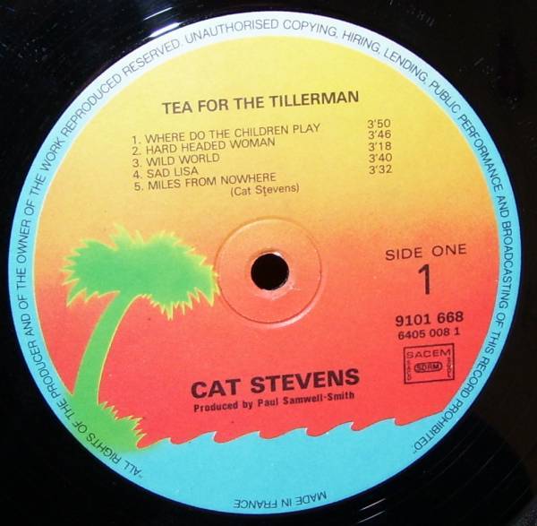 33T Cat Stevens - Tea For The Tillerman - 1970 -4.jpg