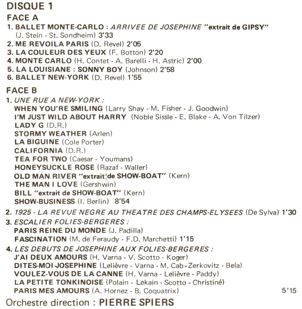 33T Double - Josephine Baker - Bobino 1975 -6.jpg