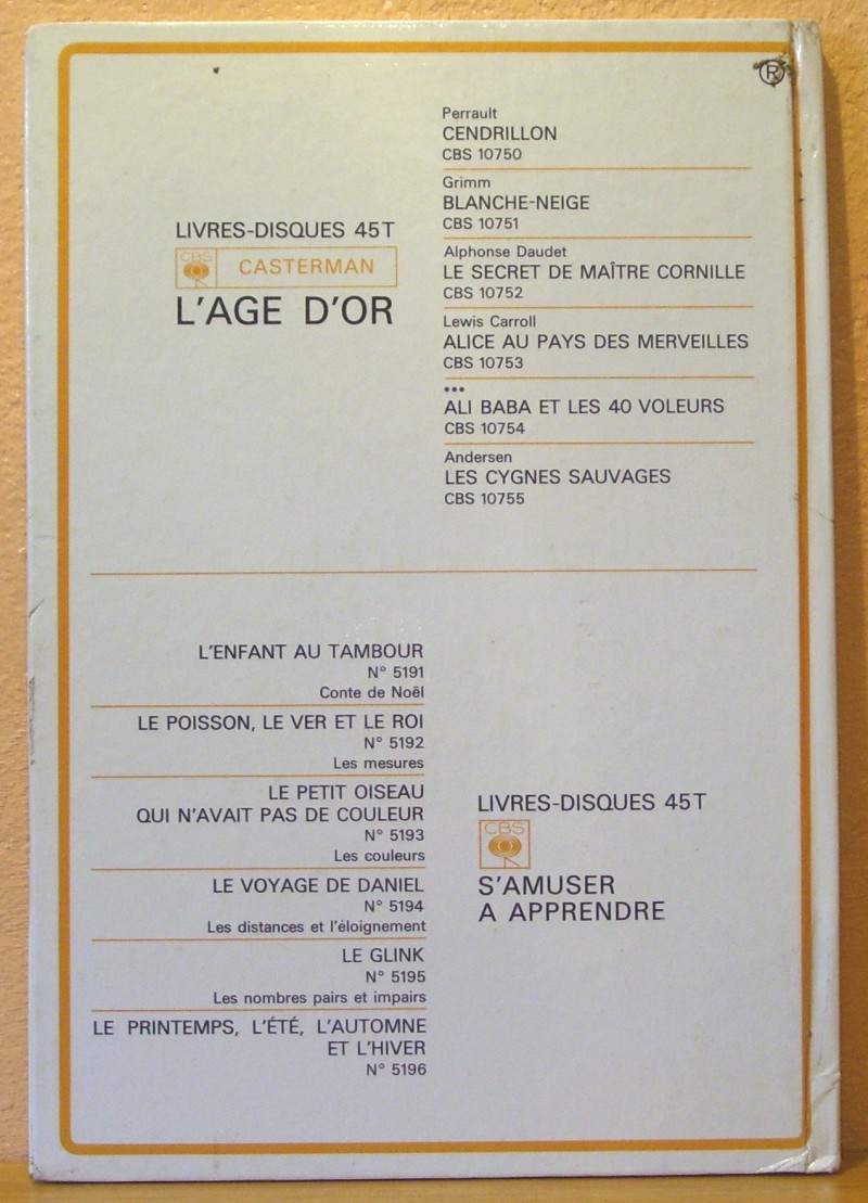 45T - Livre disque - Les Cygnes Sauvages - 1971 -2.jpg