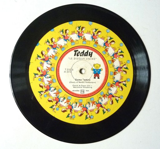 Le disque animé. 78T 20cm vinyle Teddy T3156.  (C1).JPG