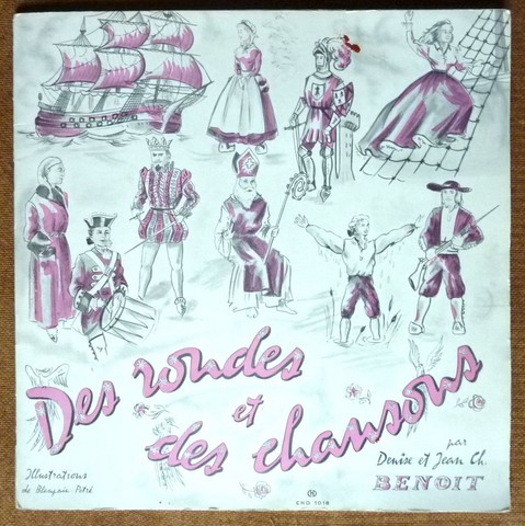 Rondes & chansons. 33T 25cm ND. Livre disque Club Nat. du Disque CND 1018.    (C1).JPG