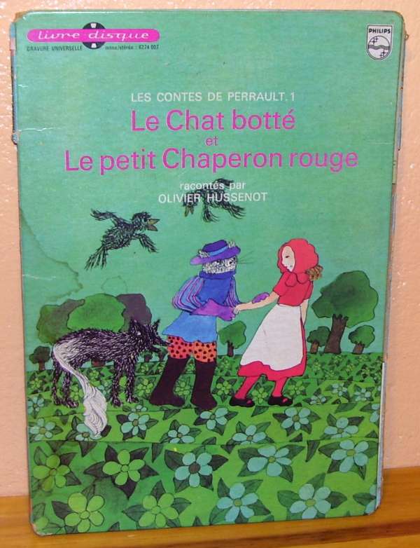 45T Contes de Perrault - Illustré par Sylvie Selig - Raconté par Olivier Hussenot