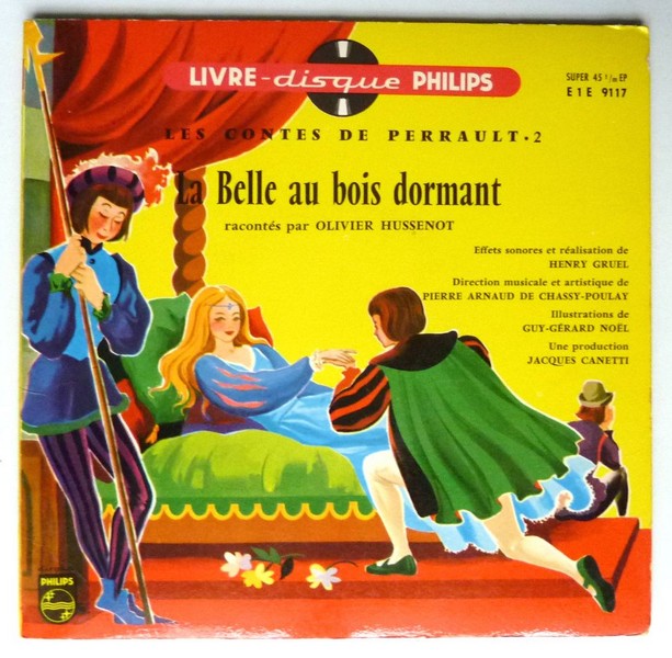 La belle au bois dormant. 1959. Livre-disque 45T PHILIPS E1E 9117.   (C1).JPG