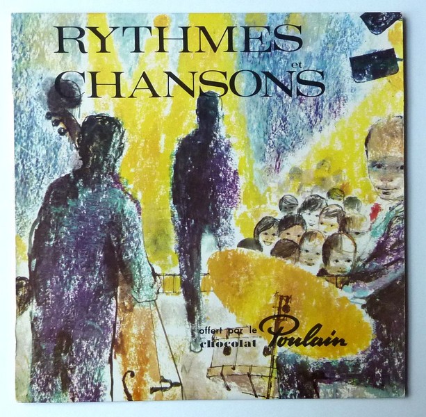 Chocolat Poulain. Rythmes et chansons.  ND. 33T 25 cm.    (C1).JPG