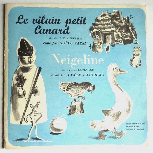 Le vilain petit canard. Neigeline. ND. Livre-disque 33T 25cm La Ronde des Enfants E-3.    (R1).JPG
