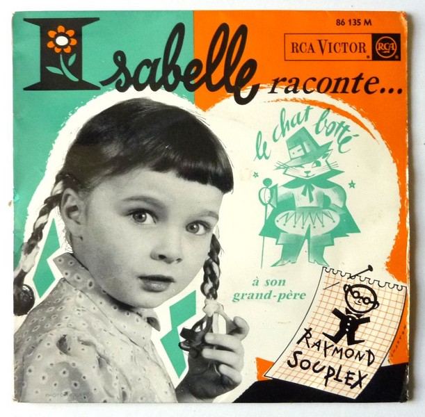 Isabelle raconte Le chat botté. 1963. 45T RCA 86 135 M.    (R1).JPG