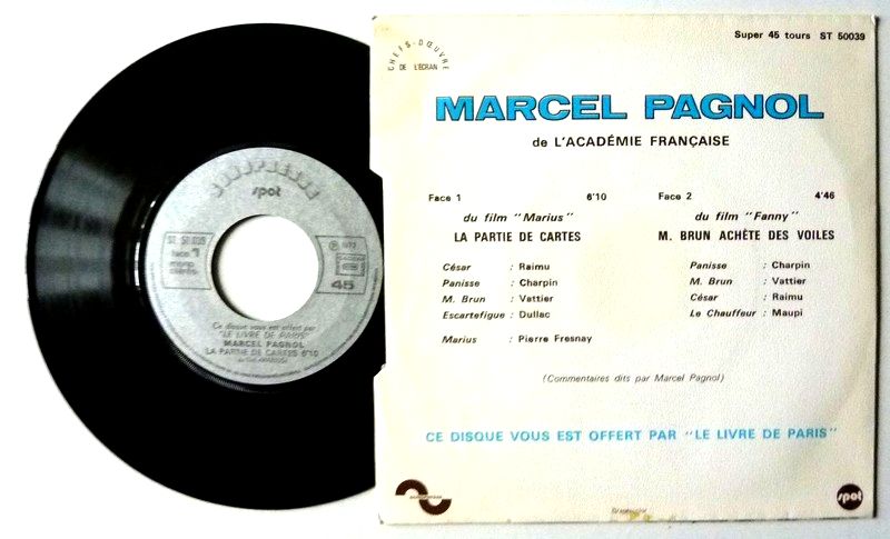 Marcel PAGNOL. Pub. Le livre de Paris.    (R2).JPG