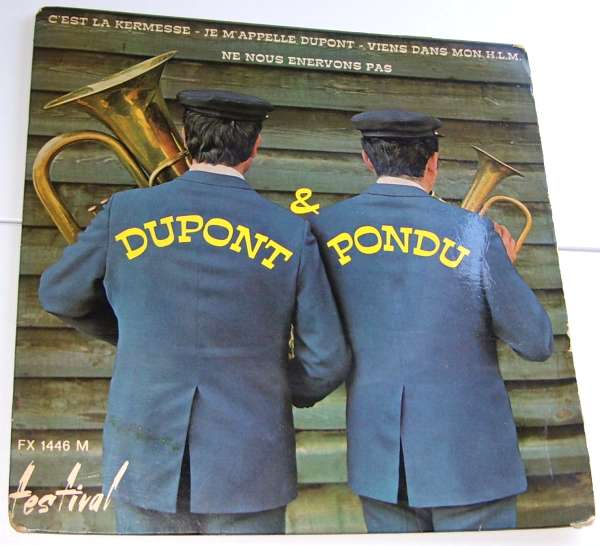 45T EP - Dupont &amp; Pondu - 1966