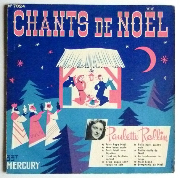 Paulette ROLLIN. Chants de Noël. ND. 33T 25cm MERCURY 7024. (R).JPG