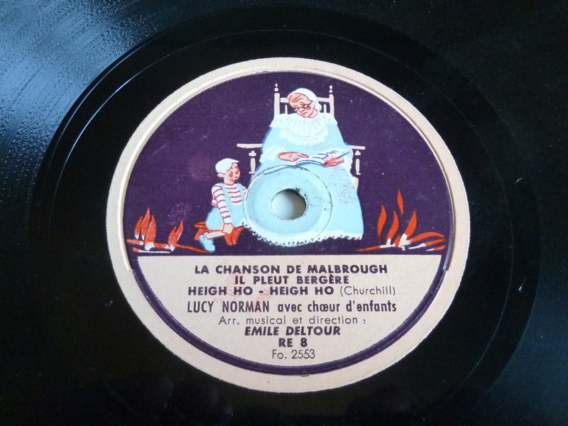 Lucy NORMAN. Chansons. ND. 78T 25cm SM  RE8.    (R2).JPG