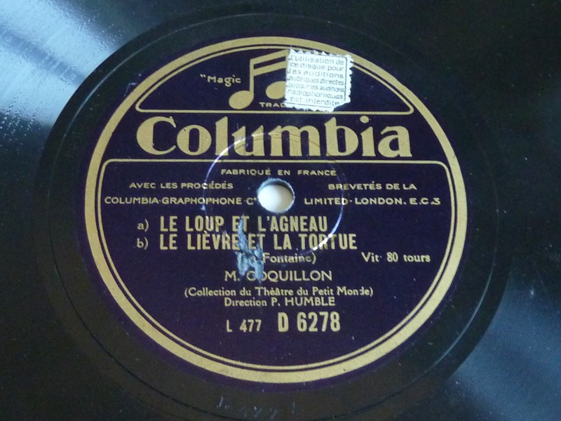Fables de LA FONTAINE. ND. 78T 25cm COLUMBIA D 6278.    (R2).JPG