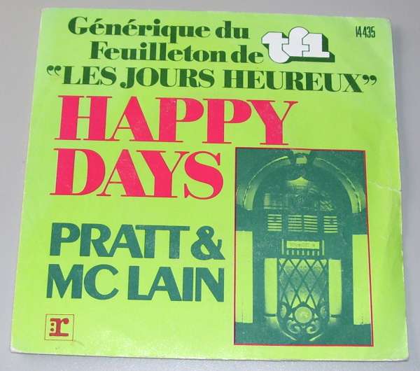 45T Pratt &amp; Mc Lain - Happy Days - 1976