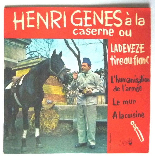 Henri GENES. Ladevèze tire au flanc. 1958. 45TPATHE EA 314.    (R54).JPG