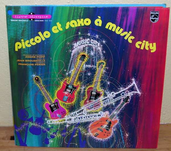 33T 25cm Livre-Disque - Piccolo et Saxo à music city - 1972