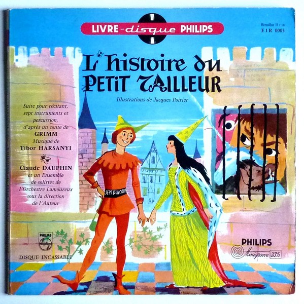 GRIMM. L'histoire du PETIT TAILLEUR. 1957. Livre-disque 33T 25cm Le PETIT MENESTREL E1R 0003.    (R1).JPG