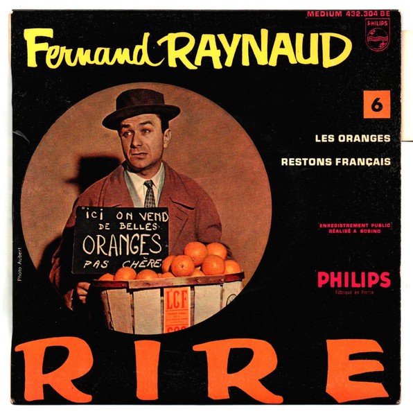 Fernand RAYNAUD. N°6. Restons français. 1961. 45T PHILIPS 432.304 BE.    (R3).jpg