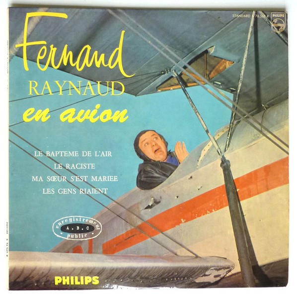 Fernand RAYNAUD en avion. 1964. 33T 25cm PHILIPS B 76.567 R.     (R1).JPG