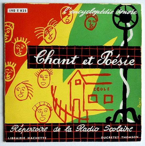 Chant et Poésie. 1959. 33T 17cm HACHETTE - D. THOMSON 190 E 825.    (R1).JPG
