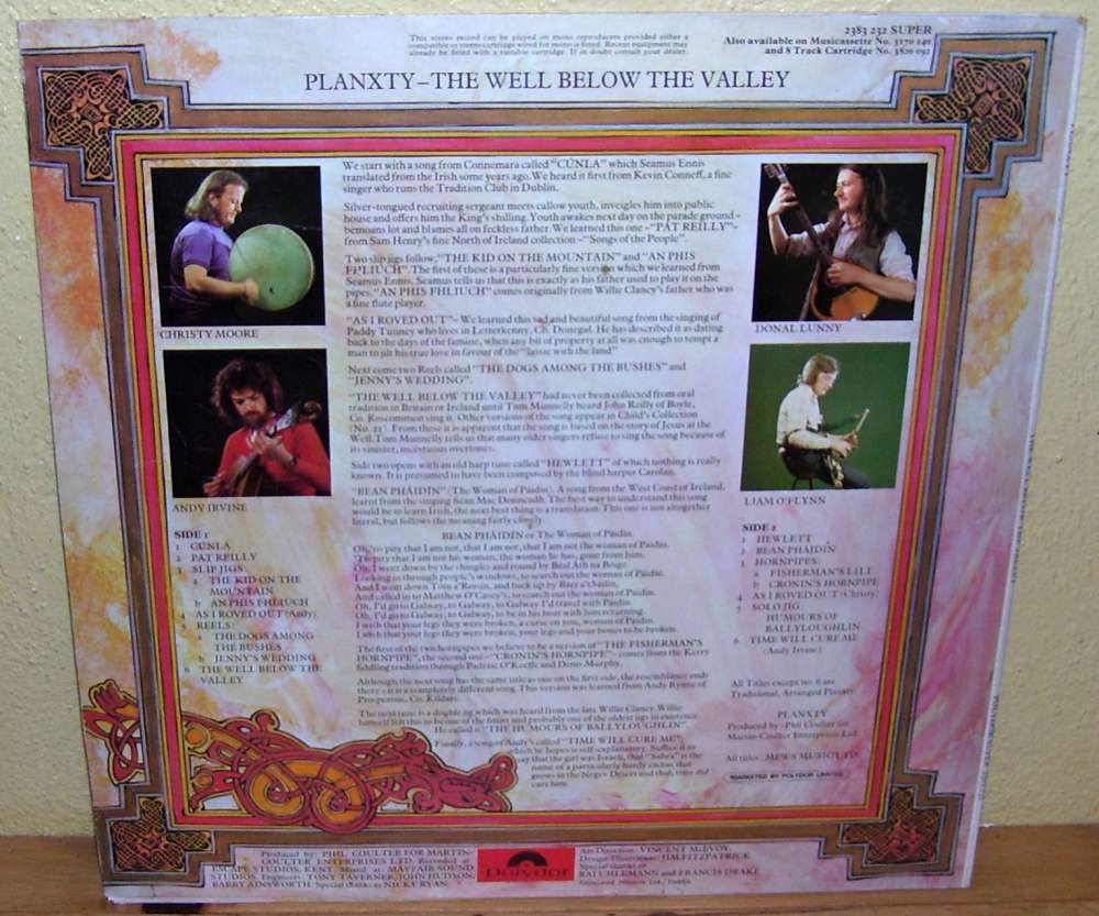 33T Planxty - The well below the valey - 1973