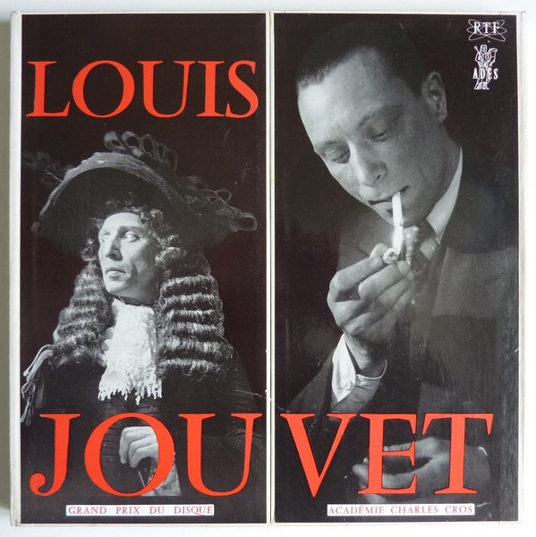 Louis JOUVET. Coffret 3 disques 33T 25 et 30cm ADES 7007- 7008 et 551.   (R1).JPG