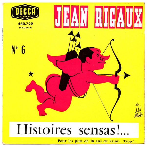 Jean RIGAUX. N°6. Histoires sensas!.. 1966. 45T DECCA 460.722. (R).jpg