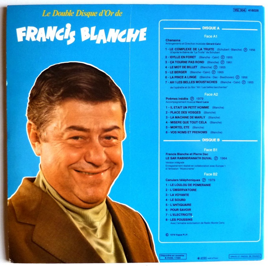 Franci BLANCHE. Double disque d'Or.   (R4).JPG