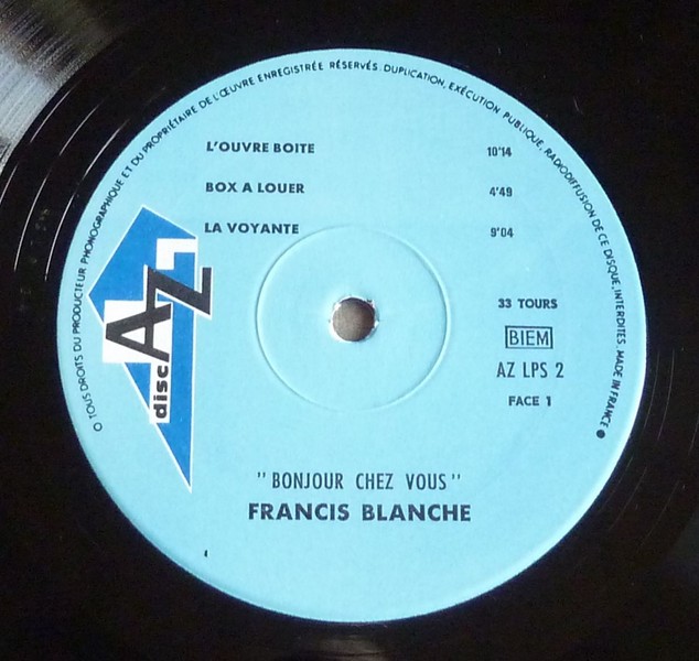 Francis BLANCHE. Bonjour chez vous.   (R3).JPG
