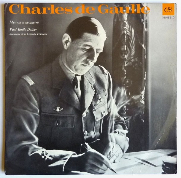 Charles DE GAULLE. Mémoires de guerre. 1969. 33T 30cm ES-HACHETTE 320 E 910.   (R1).JPG
