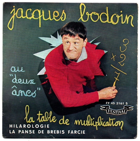 Jacques BODOIN. Au ''deux ânes''. 1962. 45T FESTIVAL FY 45 2161 S.   (R1).jpg
