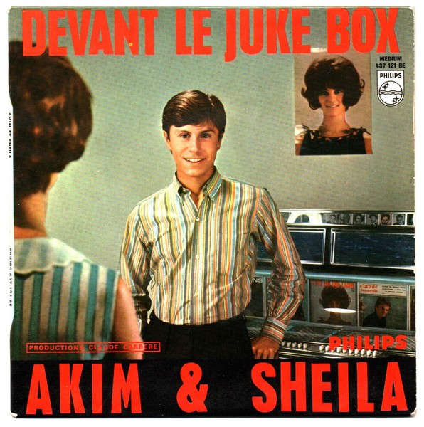 AKIM & SHEILA. Devant le juke - box. 1965. 45T PHILIPS 437 121 BE. (R).jpg