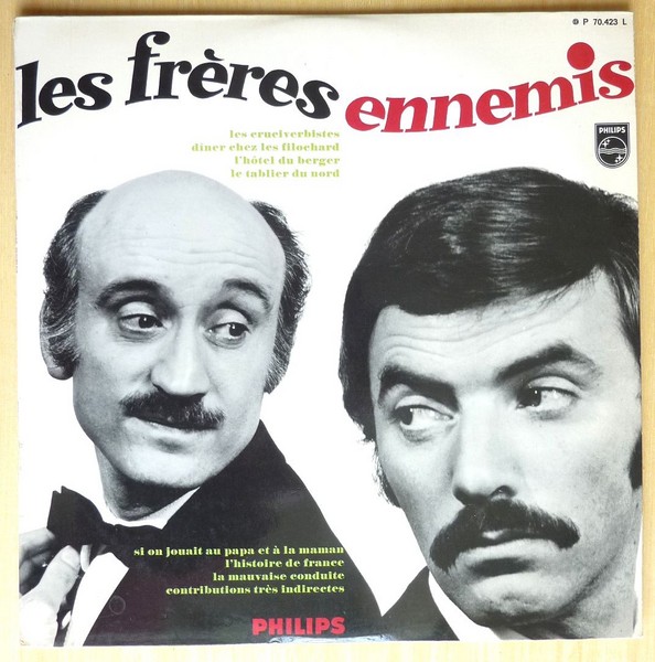 Les FRERES ENNEMIS. Les cruciverbistes. 1967. 33T 30cm  PHILIPS P 70.423 L.   (R1).JPG