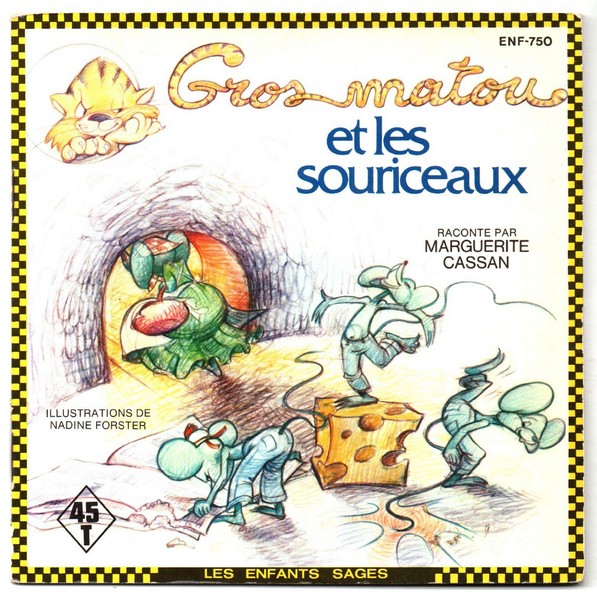 Gros matou et les souriceaux. 1975. Livre disque 45T Les enfants sages-ADES ENF 750.   (R1).jpg