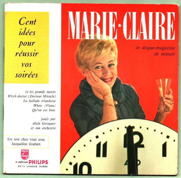 MARIE-CLAIRE. Cent idées pour réussir vos soirées. 1958. Livre-disque  45T PHILIPS MC3.   (R1).jpg