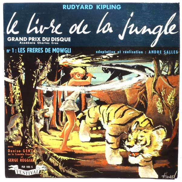 Rudyard KIPLING. Le livre de la jungle (vol.1). 1958. 33T 25cm FESTIVAL FLD 185 S.   (R1).JPG