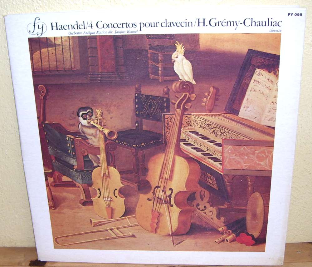 33T Haendel - 4 Concertos pour clavecin - 1981