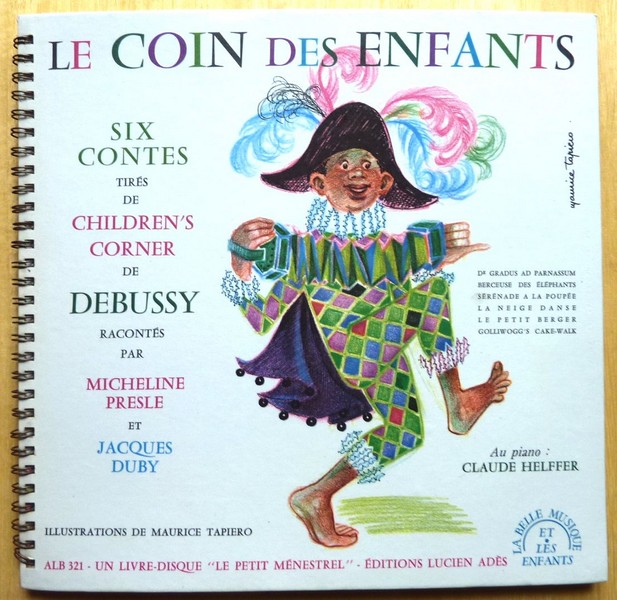 Le COIN DES ENFANTS. DEBUSSY. ND. Livre -disque 33T 25cm Le Petit Ménestrel ALB 321.  (R1).JPG