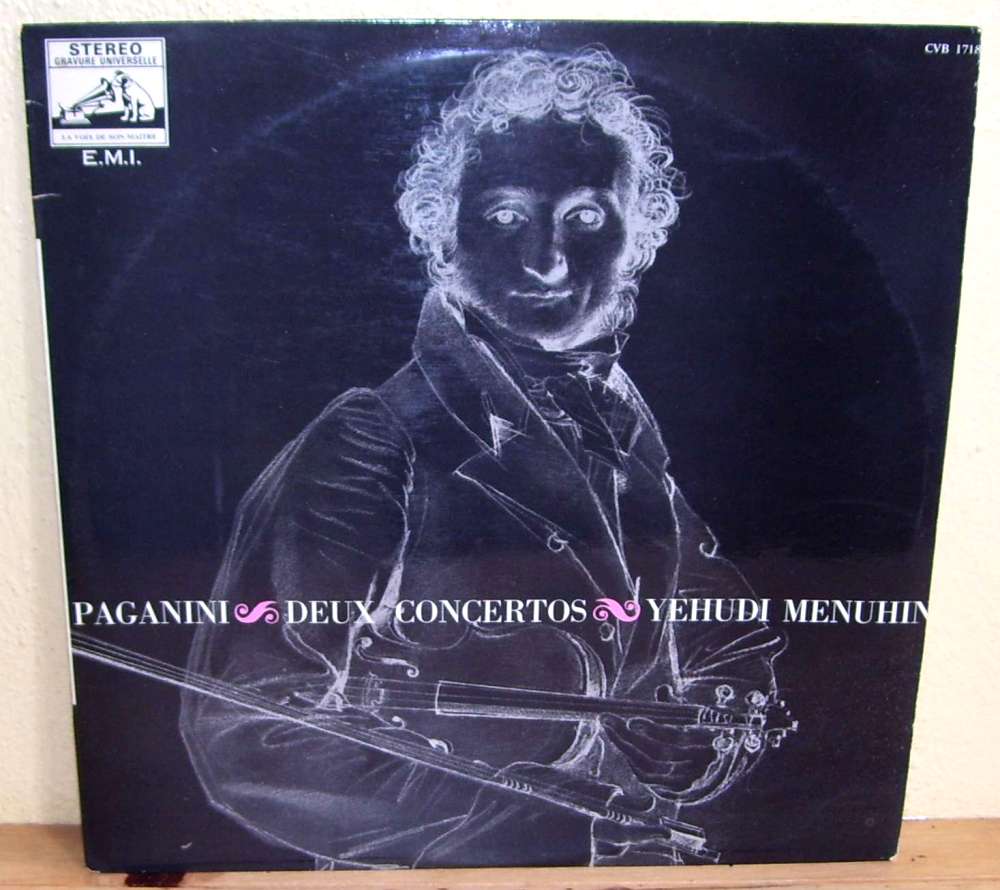 33T Paganini - Yehudi Menuhin - Deux Concertos - 1970