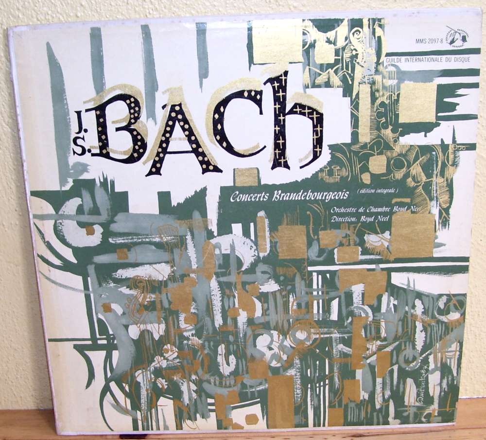 33T double - J.S. Bach - Concerts Brandebougeois - 1957