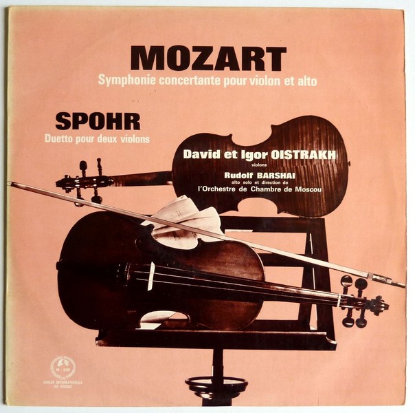 MOZART. Symphonie concertante violon et alto. 1963. 33T 30cm G.I.D. M-2291. (R).JPG