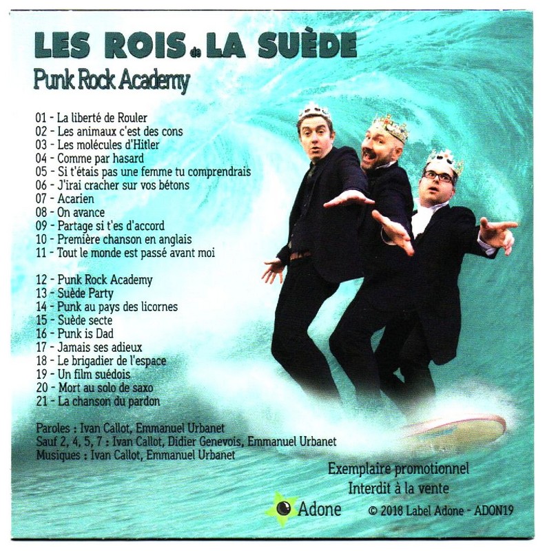 LES ROIS DE LA SUEDE. Punk Rock Academy.   (2).jpg