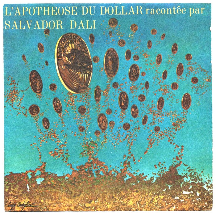 Salvador DALI. L'apothéose du dollar. 45T souple. PUBLICIS. Banque CCM. 1971.   (R1).jpg