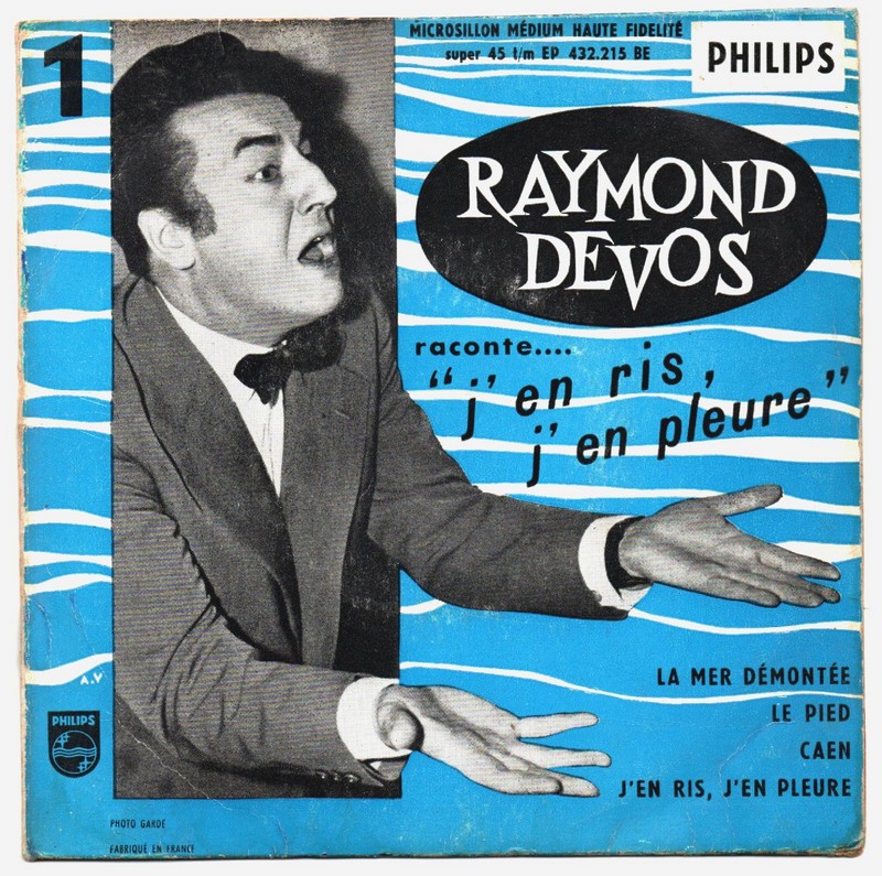 Raymond DEVOS. N°1. J'en ris, j'en pleure. 45T PHILIPS 432.215 BE. 1959.   (R1).jpg