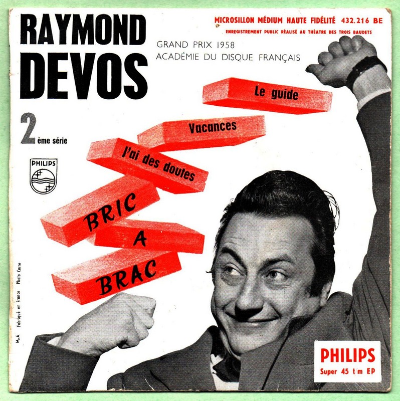 Raymond DEVOS. N°2. Bric à brac. 45T PHILIPS 432.216 BE. 1958.   (R1).jpg