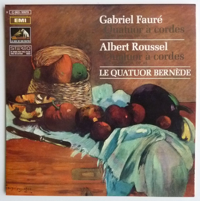 LE QUATUOR BERNEDE. Quatuors à cordes de Fauré et Roussel. 33T 30cm LVDSM 2C 063-10979. ND. (R).JPG