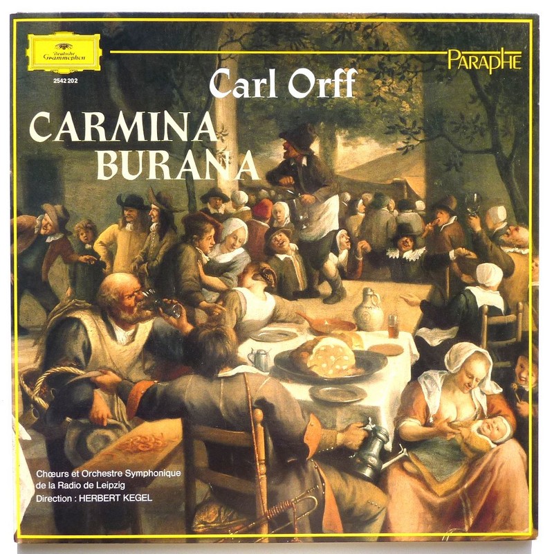 Carl ORFF. Carmina Burana. 33T 30cm DEUTSCHE GRAM. 2542 202. 1982.   (R1).JPG