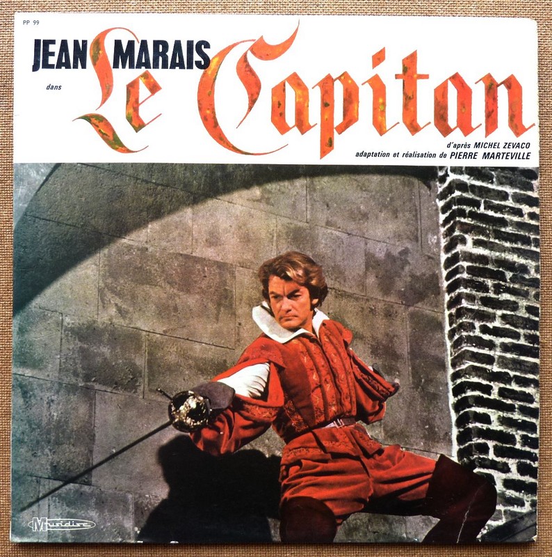 Jean MARAIS. Le CAPITAN. 33T 30cm MUSIDISC PP 99. ND.   (R1).JPG