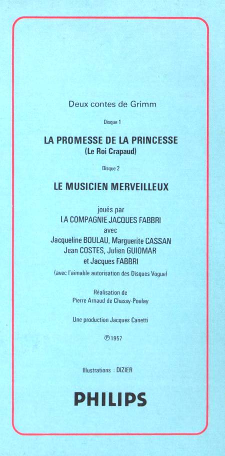 Double 45T - Promesse de la princesse - Musicien merveilleux - 1957 -4.jpg